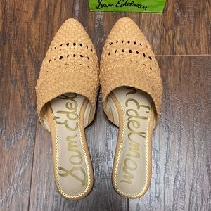 Sam Edelman Natalya Sand Leather Mules